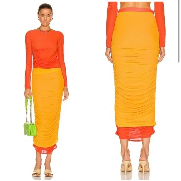 Simon Miller pluto mesh skirt euc - Picture 2 of 5